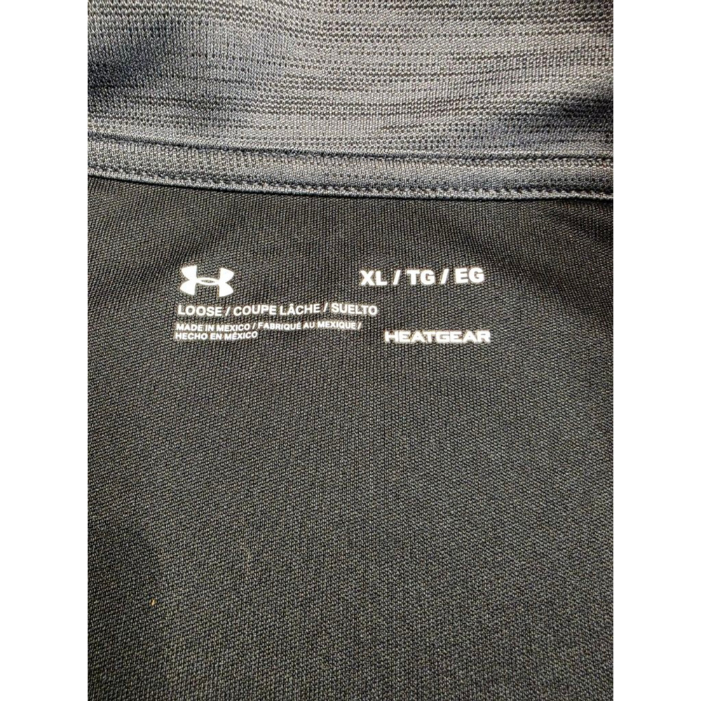 Men's Under Armour Black Gray Long Sleeve Tee XL - Picture 4 of 5